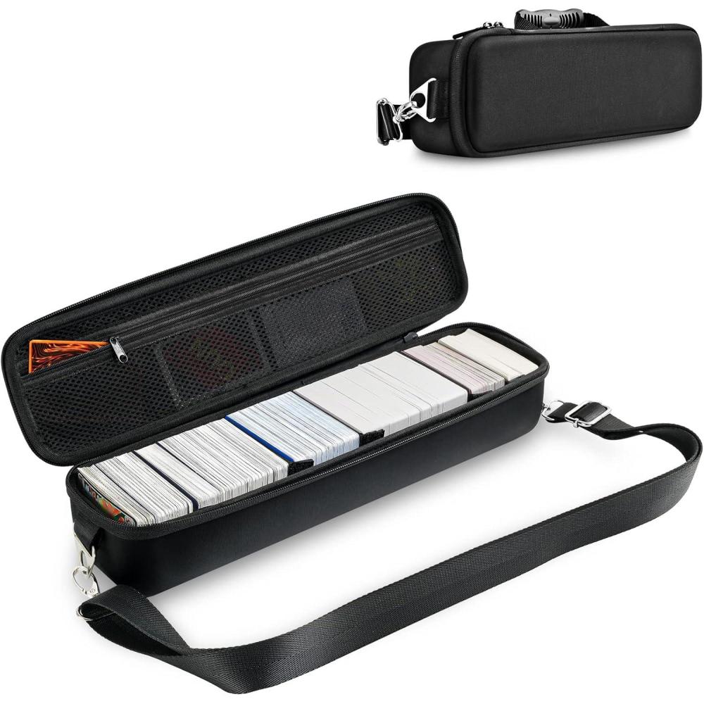 image:imageProCase Trading Card Storage Case with 5 Dividers Carrying Case Store 1200 Cards Durable Playing Card Game Travel Box Top Loader for MTG Cards Against Humanity and Board Game