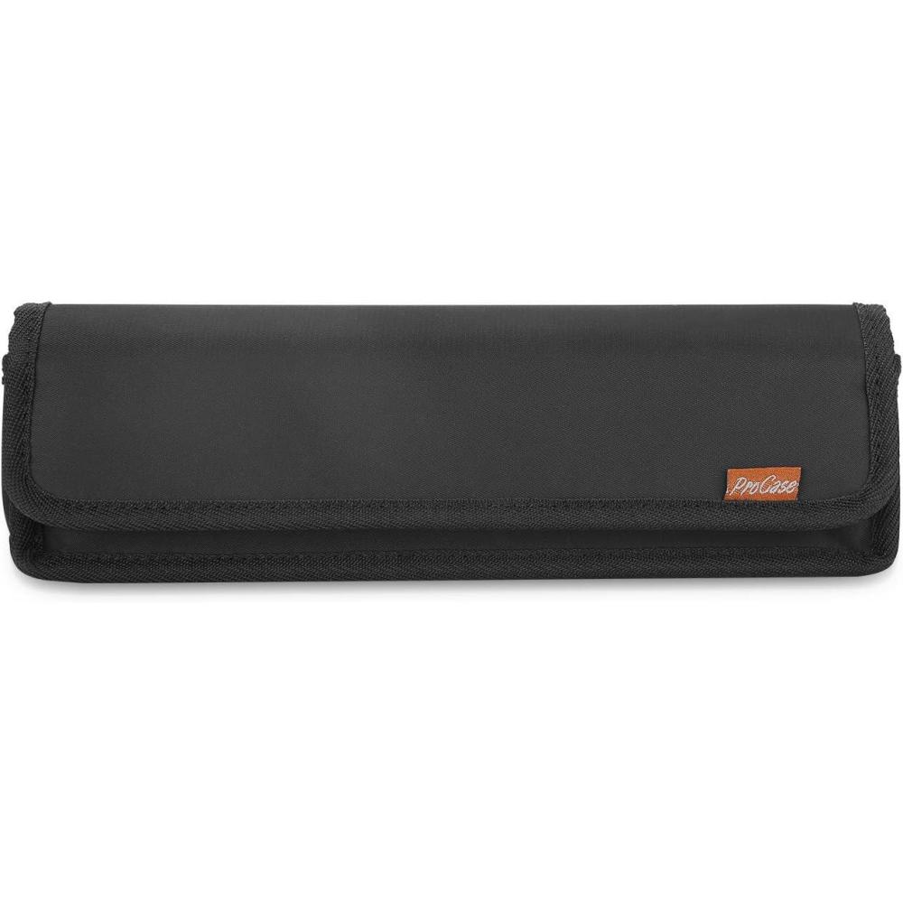 image:imageSurface Power Adapter Organizer ProCase Portable Hard Carrying Cover Travel Storage Bag Accessory Pouch for Microsoft Surface Go Laptop Mouse Power Bank USB Adapter Charger Cable Black