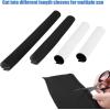 JOTO 10.83ft Cable Management Sleeve, Cuttable Neoprene Cord Management Organizer System, Flexible Cable Wrap Cover Wire Hider for Desk TV Computer Office Home Theater -Reversible Black/White(Black/White)
