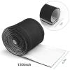 JOTO 10.83ft Cable Management Sleeve, Cuttable Neoprene Cord Management Organizer System, Flexible Cable Wrap Cover Wire Hider for Desk TV Computer Office Home Theater -Reversible Black/White(Black/White)