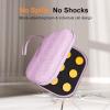 ProCase 15 Slots Insulin Vial Holder for Fridge, Peptide Travel Storage Hard Carrying Case for Standard 10ml U-100 Vials Bottles, Diabetic Supplies Kits Organizer Container with Hand Strap -Black(Purple)