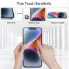 ProCase 2 Pack Clear Screen Protector for iPhone 16e / 14/13 / 13 Pro 6.1″, Tempered Glass Film Guard for iPhone 2025 2022 2021 6.1 Inch