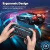 ProCase 2 Pack Joy-Con Grips for Nintendo Switch 2 2025 Released, Wear-Resistant Comfort Controller Hand Grip Handles Holder for Joycon -Black(BlueOrange)