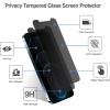ProCase 2 Pack Privacy Screen Protector for iPhone 12 Pro Max 2020, Anti-Spying Tempered Glass Screen Film Guard for iPhone 12 Pro Max 6.7 Inch 2020