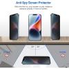 ProCase 2 Pack Privacy Screen Protector for iPhone 16e / 14/13 / 13 Pro 6.1″, Tempered Glass Film Guard for iPhone 2025 2022 2021 6.1 Inch