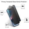 ProCase 2 Pack Privacy Screen Protector for iPhone 16e / 14/13 / 13 Pro 6.1″, Tempered Glass Film Guard for iPhone 2025 2022 2021 6.1 Inch