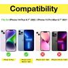 ProCase 2 Pack Screen Protector for iPhone 14 Plus/iPhone 13 Pro Max 6.7 Inch, Tempered Glass Screen Film Guard for iPhone 14 Plus 2022 / iPhone 13 Pro Max 2021, Clear