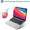 ProCase 2 Pack Tempered Glass Screen Protector for 13 Inch MacBook Air M1 Chip/MacBook Pro 13 M1 M2 Chip, 9H Screen Film Guard for Mac Air 13 (2020-2018)/ Mac Pro 13 (2022-2016)