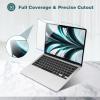 ProCase 2 Pack Transparency Screen Protector for MacBook Air 13″ 2026 M5 A3449 & 13.6″ M4 2025 A3240 / M3 2024 A3113 / M2 2022 A2681, Tempered Glass Film Guard