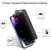 ProCase 2 Pack iPhone Privacy Screen Protector for iPhone 14 Pro Max 2022, 9H Anti Spy Dark Tempered Glass Screen Film Guard for iPhone 14 Pro Max 6.7 Inch 2022, Case Friendly Bubble Free
