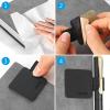 ProCase (5 Pack) Pen Loop Holder for Notebooks Journals Planners Tablet Case, Self Adhesive Leather Pencil Holder with Elastic Loop for Pens, Apple Pencil, Stylus Pen -Black(Black)