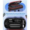 ProCase All-in-One Carrying Case for Nintendo Switch 2, Dual-Layer Hard Shell Travel Bag for Console, Dock, Controllers & Accessories, Protective Storage Case, Large Capacity – Black(Blue)