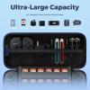 ProCase Carrying Case for Nintendo Switch 2 (2025) with 24 Game Card Slots, Hard Portable Travel Case Storage Bag Protective Pouch for 2025 Nintendo Switch 2 Console & Accessories -Red(Navy (Large Size  Fit AC Adapter))