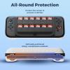 ProCase Carrying Case for Nintendo Switch 2 (2025) with 24 Game Card Slots, Hard Portable Travel Case Storage Bag Protective Pouch for 2025 Nintendo Switch 2 Console & Accessories -Red(White (Large Size  Fit AC Adapter))