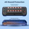 ProCase Carrying Case for Nintendo Switch 2 (2025) with 24 Game Card Slots, Hard Portable Travel Case Storage Bag Protective Pouch for 2025 Nintendo Switch 2 Console & Accessories -Red(Navy (Large Size  Fit AC Adapter))