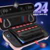 ProCase Carrying Case for Nintendo Switch 2 (2025) with 24 Game Card Slots, Hard Portable Travel Case Storage Bag Protective Pouch for 2025 Nintendo Switch 2 Console & Accessories -Red(Pink (Standard Size))