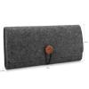 ProCase Carrying Case for Nintendo Switch OLED Model & Nintendo Switch, Portable Travel Bag Ultra Slim Felt Pouch for Switch 2017 / Switch OLED Model 2021 with 5 Game Cartridges Holders –Grey(Black)