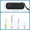 ProCase Carrying Case for Otamatone Japanese Electronic Musical Instrument Portable Synthesizer, Storage Organizer Holder for Kids Child Regular Size Instrument Music Toy Accessories -Black