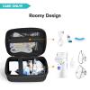 ProCase Carrying Case for Portable Nebulizer Travel, Handheld Nebulizador Machine for Adults Kids, Hard Organizer Holder Storage Bag with Pocket for Chamber Inhaler Spacer Asthma Medicine Kits -Black(Black)