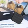 ProCase Carrying Case for Samsung T7 Shield External SSD with 2 Cable Ties, Hard EVA Shockproof Storage Travel Organizer for T7 Shield Portable Solid State Drive USB 3.2 1TB 2TB -Black(Black)