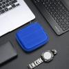 ProCase Carrying Case for Samsung T7 Shield External SSD with 2 Cable Ties, Hard EVA Shockproof Storage Travel Organizer for T7 Shield Portable Solid State Drive USB 3.2 1TB 2TB -Black(Blue)