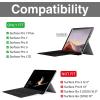 ProCase Case for 12.3″ Surface Pro 7 Plus/ 7/6/ 5/ Pro 2017/ Pro 4/ Pro LTE, Slim Light Smart Cover Stand with Built-in Pen Holder, Compatible with Surface Type Cover -Black(Black)