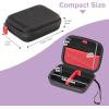 ProCase Collectible Trading Card Case, Hard Travel Carrying Storage Box Holds 300+ Cards for MTG, TCG, Yu-Gi-Oh, Lorcana, Holder Organizer with Removable Divider and Multiple Color Options -Black(Black)
