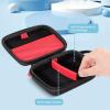 ProCase Collectible Trading Card Case, Hard Travel Carrying Storage Box Holds 300+ Cards for MTG, TCG, Yu-Gi-Oh, Lorcana, Holder Organizer with Removable Divider and Multiple Color Options -Black(Light Black)