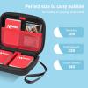 ProCase Collectible Trading Card Case, Hard Travel Carrying Storage Box Holds 300+ Cards for MTG, TCG, Yu-Gi-Oh, Lorcana, Holder Organizer with Removable Divider and Multiple Color Options -Black(Light Black)