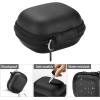 ProCase Compatible for AirPods Pro 2 2022 / AirPods 3 2021 / AirPods Pro 1 / Jabra Elite 75t / Beats Studio Buds, Hard Travel Carrying Case Storage Pouch Bag for Earbuds Earphones Headphones -Black