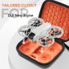 ProCase DJI Neo Carrying Case, Portable Travel Hard Shell Shockproof Cover for DJI Neo Drone (Case Only) -Orangeblack(Orangeblack)