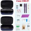 ProCase Diabetic Supplies Hard Travel Case, Diabetes Storage Bag for Glucose Meter, Insulin Pen, Blood Sugar Test Strips, Syringe, Needles and More Kits, Diabetic Care Kits Organizer Holder -Navy(Navy)