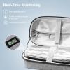 ProCase Diabetic Supplies Hard Travel Case, Diabetes Storage Bag for Glucose Meter, Insulin Pen, Blood Sugar Test Strips, Syringe, Needles and More Kits, Diabetic Care Kits Organizer Holder -Navy(Grey)