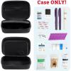 ProCase Diabetic Supplies Hard Travel Case, Diabetes Storage Bag for Glucose Meter, Insulin Pen, Blood Sugar Test Strips, Syringe, Needles and More Kits, Diabetic Care Kits Organizer Holder -Navy(Black)