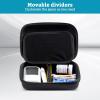 ProCase Diabetic Supplies Hard Travel Case, Diabetes Storage Bag for Glucose Meter, Insulin Pen, Blood Sugar Test Strips, Syringe, Needles and More Kits, Diabetic Care Kits Organizer Holder -Navy(Black)