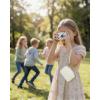 ProCase Digital Camera Case for CAMKORY/Lecran/Lecnippy/Froitx/aycy/FJFJOPK/KODAK PIXPRO FZ55/FZ45 4K Vlogging Camera, Compact Hard Storage Travel Bag with Mesh Pocket for Batteries, SD Card -Cream(Cream)