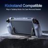 ProCase Dockable Grip Case for Switch 2, Screen Protective PC Front Cover with Foldable Handheld Controller Design, Slim Shockproof Hard Shell Fit for 2025 Switch 2 & Kickstand -Black(Navy)