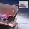 ProCase Dockable Grip Case for Switch 2, Screen Protective PC Front Cover with Foldable Handheld Controller Design, Slim Shockproof Hard Shell Fit for 2025 Switch 2 & Kickstand -Black(Lightpink)