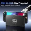 ProCase Dockable Grip Case for Switch 2, Screen Protective PC Front Cover with Foldable Handheld Controller Design, Slim Shockproof Hard Shell Fit for 2025 Switch 2 & Kickstand -Black(Navy)