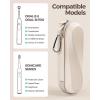 ProCase Electric Toothbrush Travel Case for Oral-B 1000/1500/5000/6000/7000/7500/9600 & iO 7/8/9/10, Philips Sonicare 1100/4100/5100/5300/6100, Water-Resistant Hard Case -L,Plum(Beige)