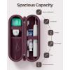ProCase Electric Toothbrush Travel Case for Oral-B 1000/1500/5000/6000/7000/7500/9600 & iO 7/8/9/10, Philips Sonicare 1100/4100/5100/5300/6100, Water-Resistant Hard Case -L,Plum(Plum)