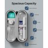 ProCase Electric Toothbrush Travel Case for Oral-B 1000/1500/5000/6000/7000/7500/9600 & iO 7/8/9/10, Philips Sonicare 1100/4100/5100/5300/6100, Water-Resistant Hard Case -L,Plum(Black)