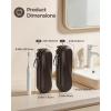 ProCase Electric Toothbrush Travel Case for Oral-B 1000/1500/5000/6000/7000/7500/9600 & iO 7/8/9/10, Philips Sonicare 1100/4100/5100/5300/6100, Water-Resistant Hard Case -L,Plum(Chocolate)