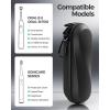 ProCase Electric Toothbrush Travel Case for Oral-B 1000/1500/5000/6000/7000/7500/9600 & iO 7/8/9/10, Philips Sonicare 1100/4100/5100/5300/6100, Water-Resistant Hard Case -L,Plum(Black)
