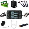 ProCase Electronic Organizer Cord Pouch, Travel Cable Charger Phone Accessories Bag Organizer Roll up Tech Carrying Case for USB Cables SD Memory Cards Earphone Flash Hard Drive –Black(Black)