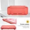ProCase Flip Cover for Nintendo Switch Lite with 2 Pack Tempered Glass Screen Protectors, Slim Protective Case with Magnetically Detachable Front Cover for Nintendo Switch Lite 2019 -Blue(Coral)
