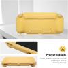 ProCase Flip Cover for Nintendo Switch Lite with 2 Pack Tempered Glass Screen Protectors, Slim Protective Case with Magnetically Detachable Front Cover for Nintendo Switch Lite 2019 -Blue(Yellow)