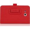 ProCase Folio Case with Stand for Samsung Galaxy Tab 3 Lite 7 Tablet (Lite 7.0 inch) SM-T110, Bonus Stylus Pen Included (Red)