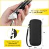 ProCase Gun Cleaning Kit for 12 and 20 Gauge, Zippered Compact Portable Case with Brushes, Slotted Tips, Cleaning Pick and Cotton Mop -Black