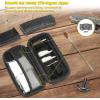 ProCase Gun Cleaning Kit for 12 and 20 Gauge, Zippered Compact Portable Case with Brushes, Slotted Tips, Cleaning Pick and Cotton Mop -Black